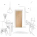 Altino Pre-Finished Internal Oak Door